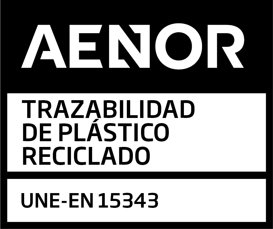 Certificado AENOR trazabilidad plástico reciclado